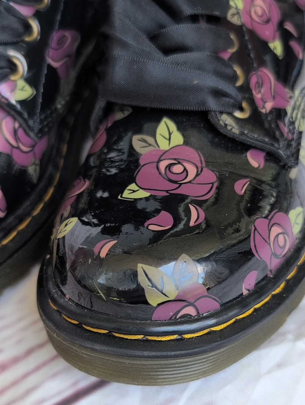 Dr. Martens floral printed